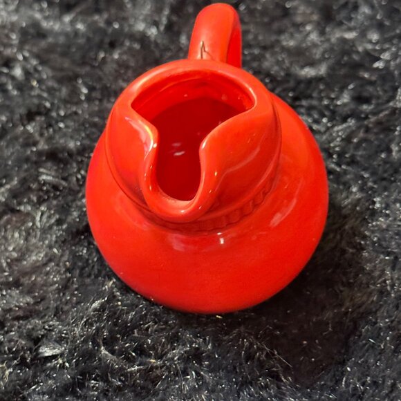 Vintage  Anchor Hocking Tilted Ball Picture Ornament Christmas - Picture 4 of 6